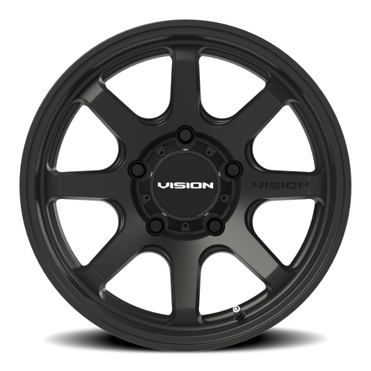 Vision Off-Road Flow — Satin Black - front