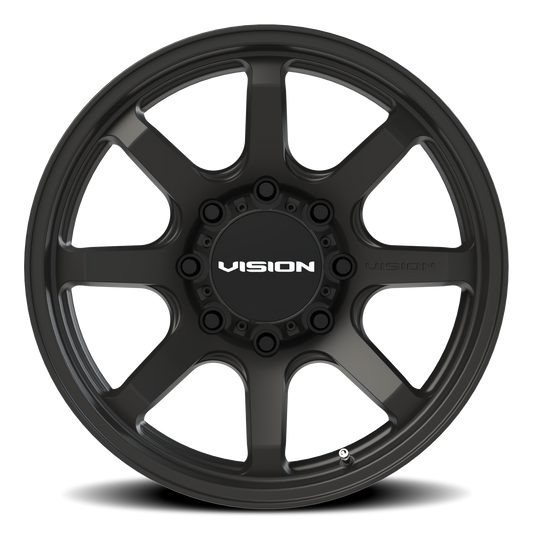 Vision Off-Road Flow — Satin Black - front