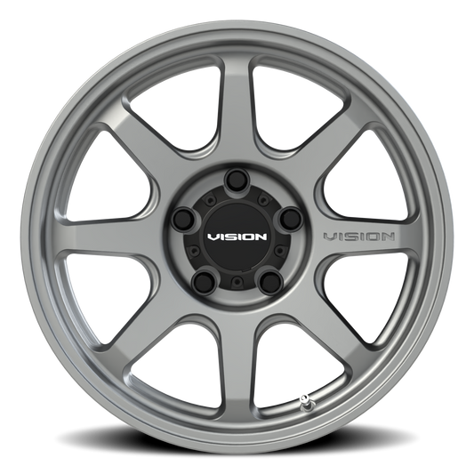 Vision Off-Road Flow — Satin Grey - front