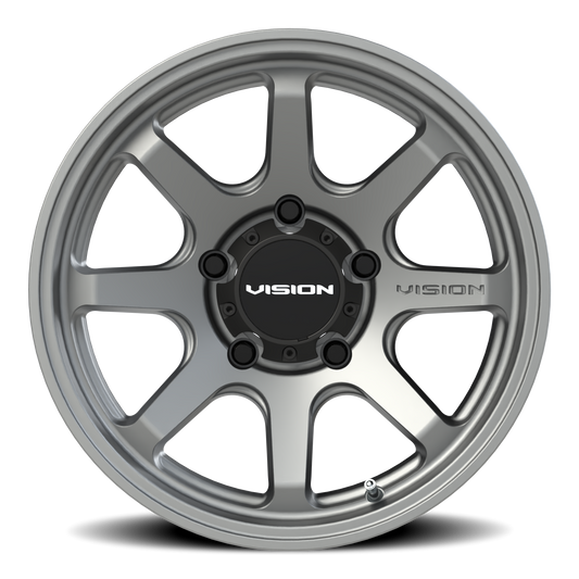 Vision Off-Road Flow — Satin Grey - front