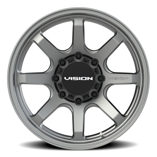 Vision Off-Road Flow — Satin Grey - front