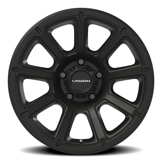 Vision Off-Road Turbine — Matte Black - front