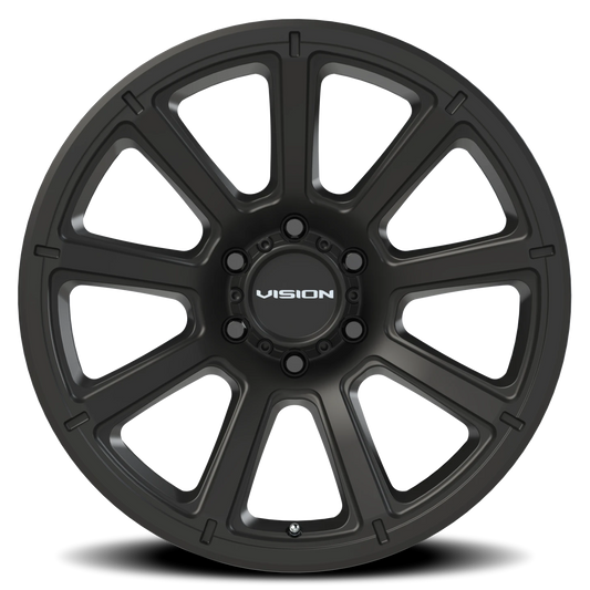 Vision Off-Road Turbine — Matte Black - front