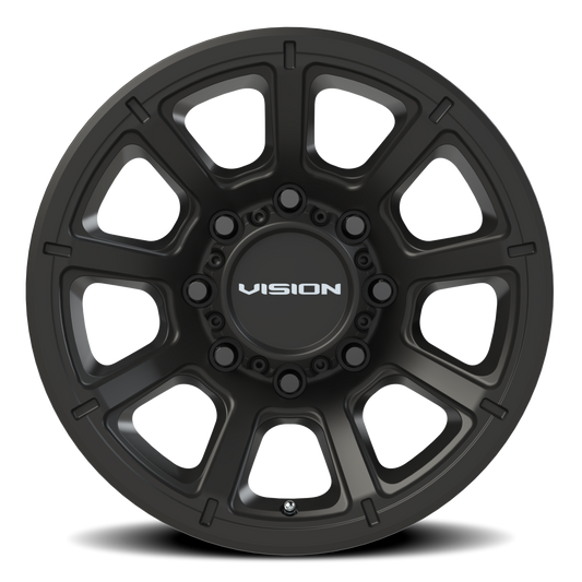 Vision Off-Road Turbine — Matte Black - front