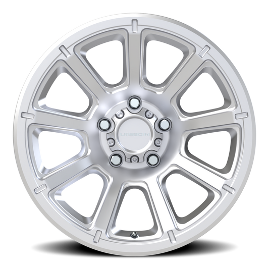 Vision Off-Road Turbine — Winter Paint-silver( Salt Resistant) - front