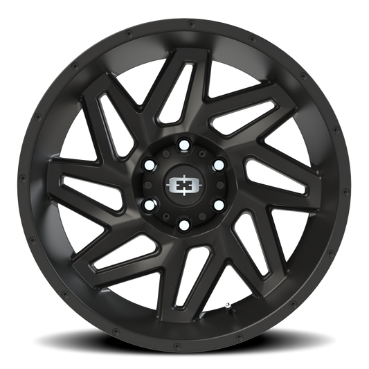 Vision Off-Road Spyder — Satin Black - front