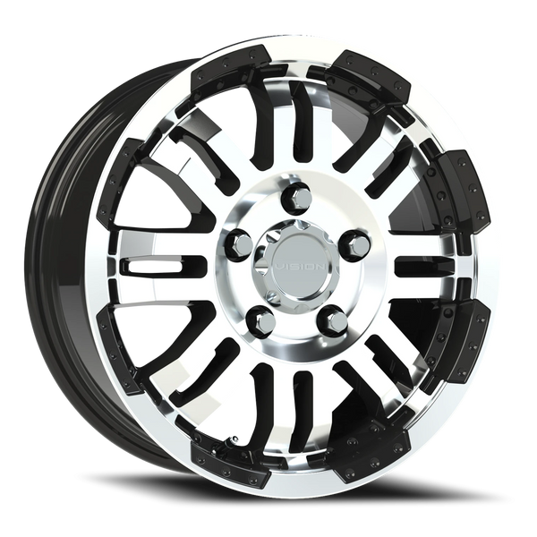 Vision Off-Road Warrior — Gloss Black Machined Face 