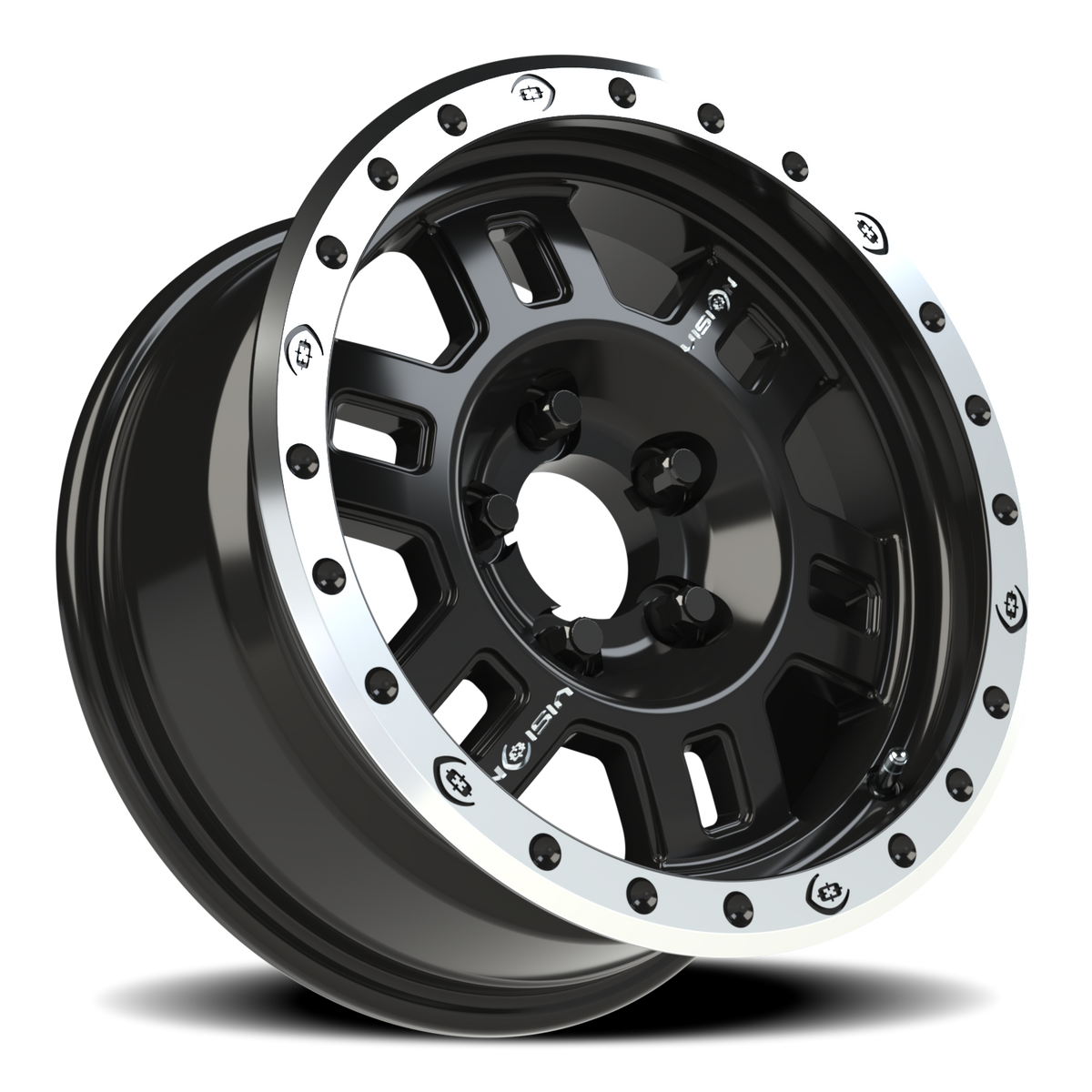Vision Off-Road Competition Manx — Gloss Black Machined Lip