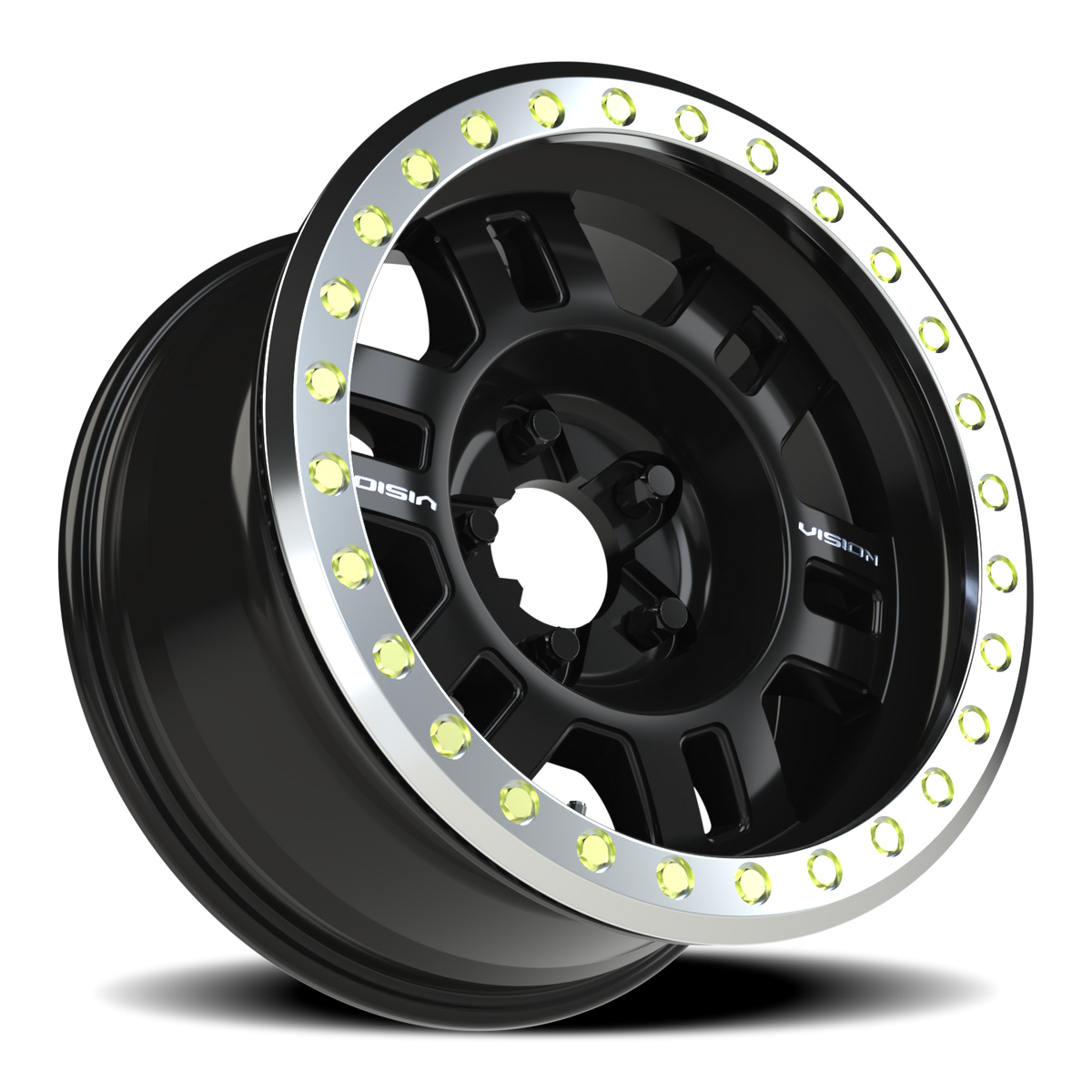 Vision Beadlock Manx Forged Beadlock — Gloss Black