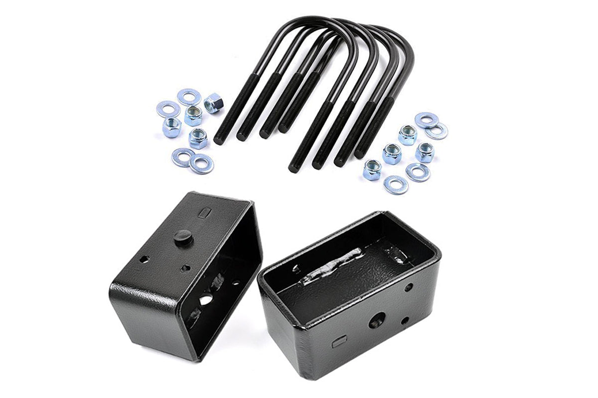 3 Inch Block & U-bolt Kit | Ford Excursion/f-250 Super Duty/f-350 Super Duty
