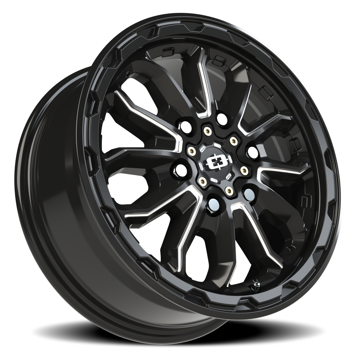 Vision Street Korupt Van — Gloss Black Milled Spoke