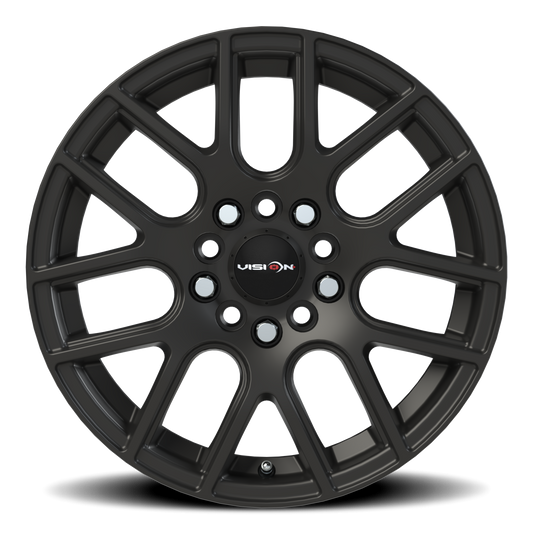 Vision Street Cross II — Matte Black - front