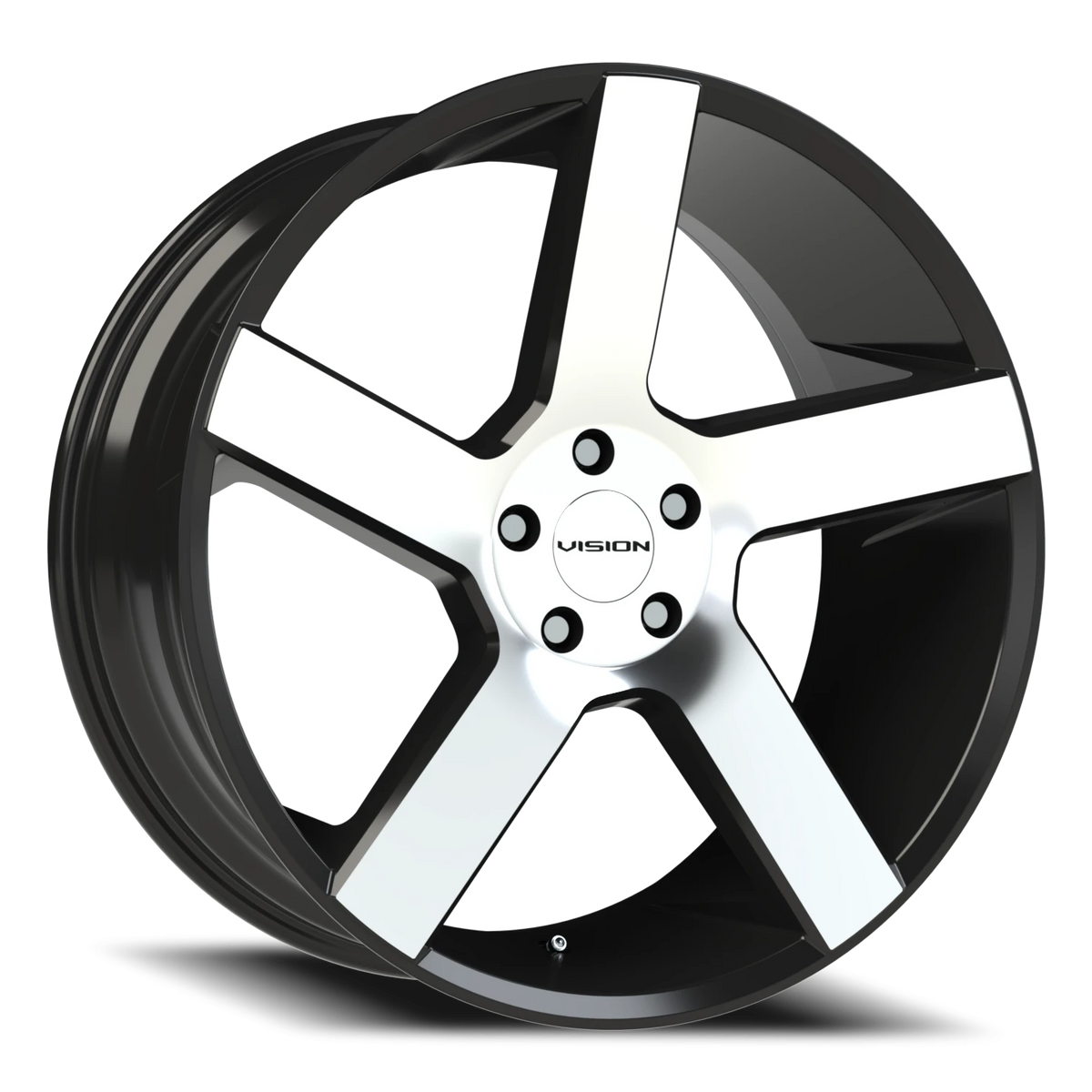 Vision Street Switchback — Gloss Black Machined Face