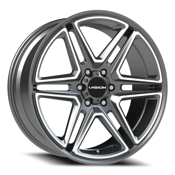 Vision Street Wedge — Gunmetal Machined Face 
