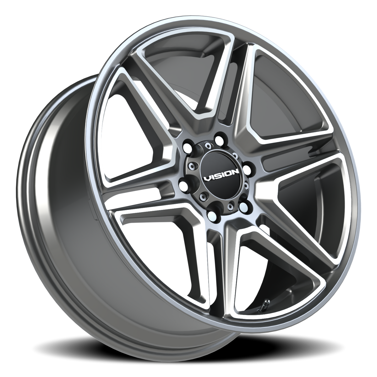 Vision Street Wedge — Gunmetal Machined Face