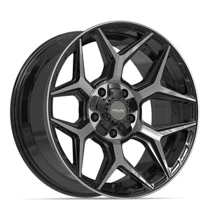 4PLAY Wheels 4P06 — Gloss Black Brushed With Tinted Clear