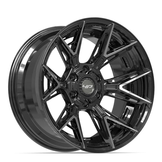 4PLAY Wheels 4P40 — Gloss Black Brushed With Tinted Clear