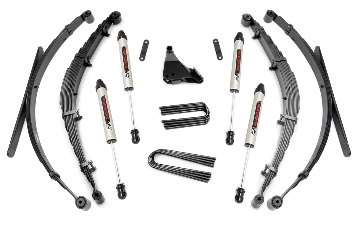 4 Inch Lift Kit | Rear Springs | V2 | Ford F-250/f-350 Super Duty 4wd (99-04)