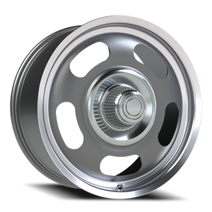 Vision American Muscle Rally Aluminum — Gunmetal Machined Lip