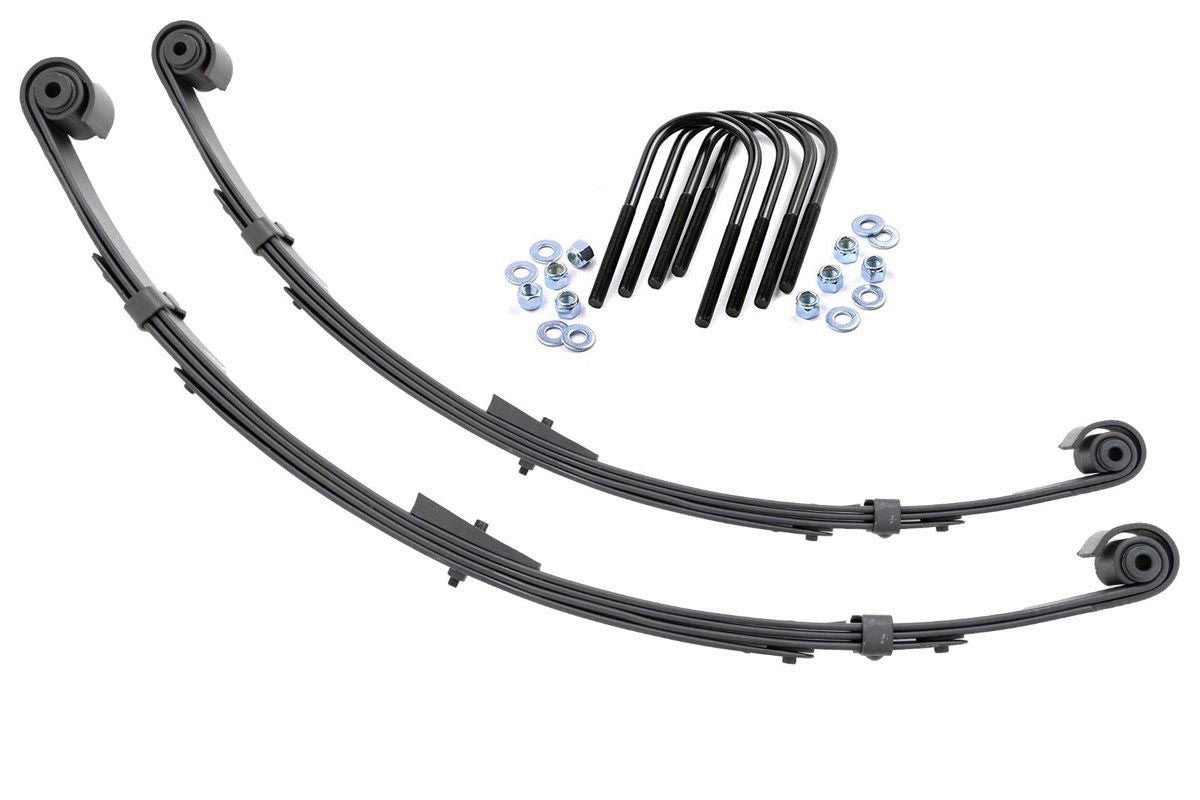 Rear Leaf Springs | Military Wrap | 4" Lift| Pair | Jeep Wrangler Yj (87-95)