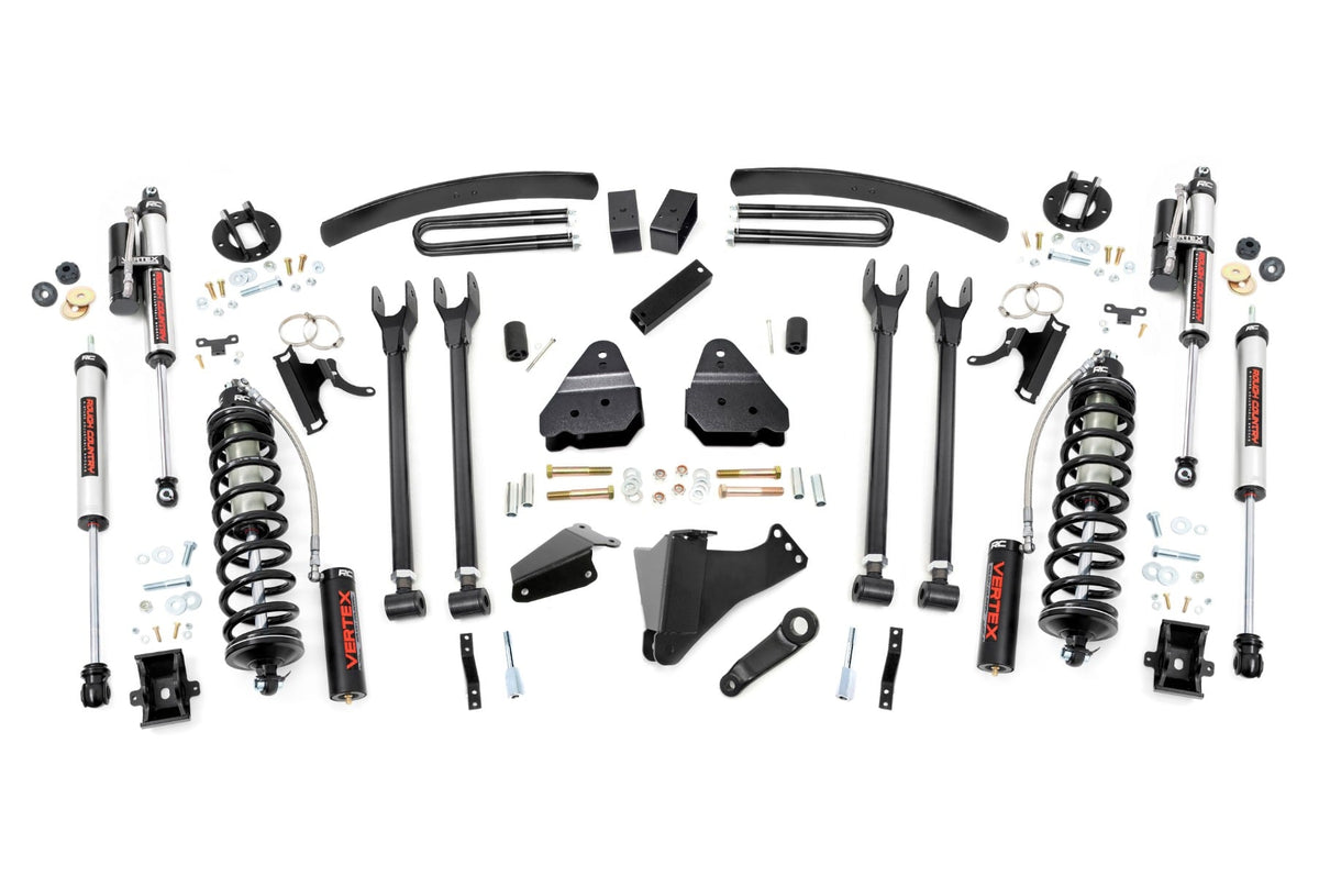 6 Inch Lift Kit | Gas | 4 Link | No Ovlds | C/o Vertex | Ford F-250/f-350 Super Duty (05-07)
