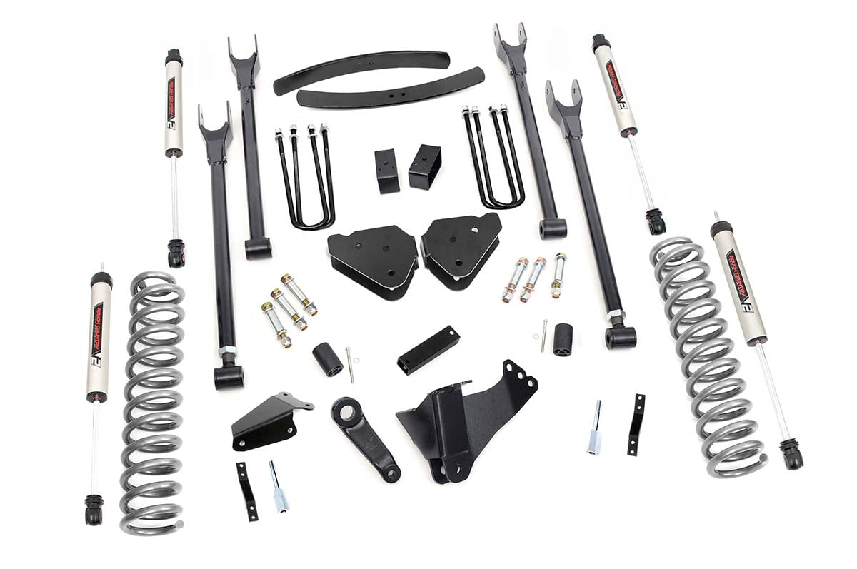 6 Inch Lift Kit | Diesel | 4 Link | No Ovlds | V2 | Ford F-250/f-350 Super Duty (05-07)