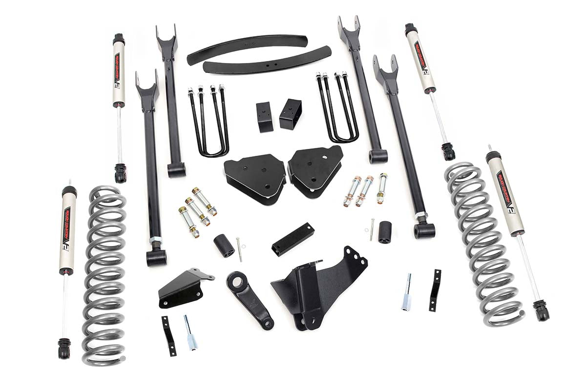 6 Inch Lift Kit | Diesel | 4 Link | Ovlds | V2 | Ford F-250/f-350 Super Duty (05-07)