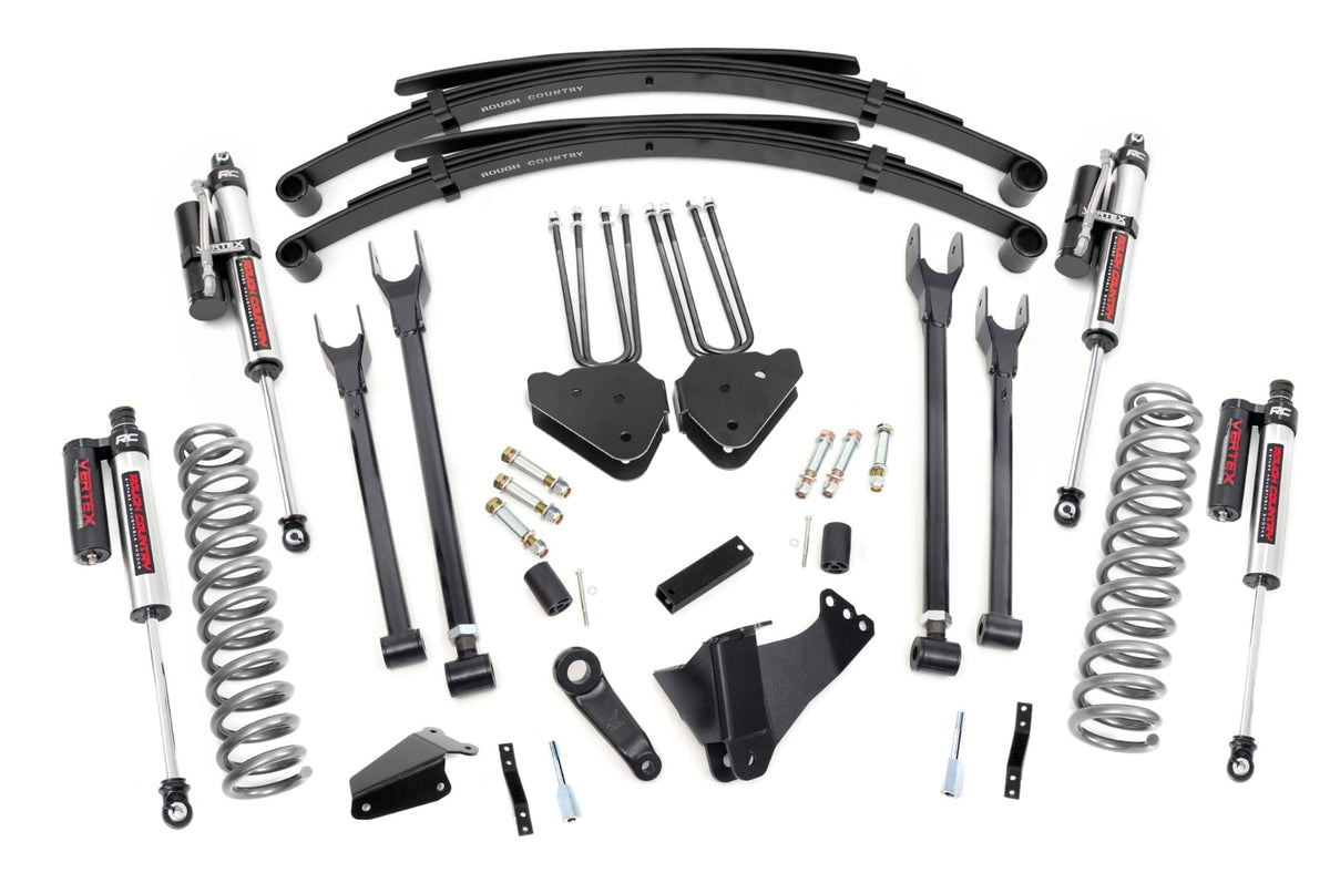 6 Inch Lift Kit | Gas | 4 Link | Rr Spring | Vertex | Ford F-250/f-350 Super Duty (05-07)