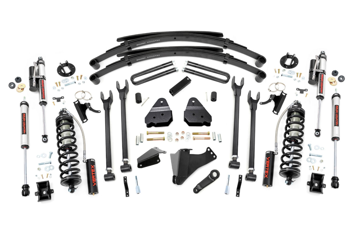 6 Inch Lift Kit | Gas | 4 Link | Rr Spring | C/o Vertex | Ford F-250/f-350 Super Duty (05-07)