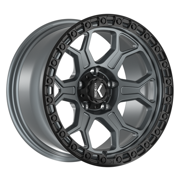 KG1 Forged BISHOP — Textured Matte Anthracite Black Ring 