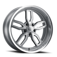 Ridler 608 — Grey w/ Milled Spokes & Diamond Lip