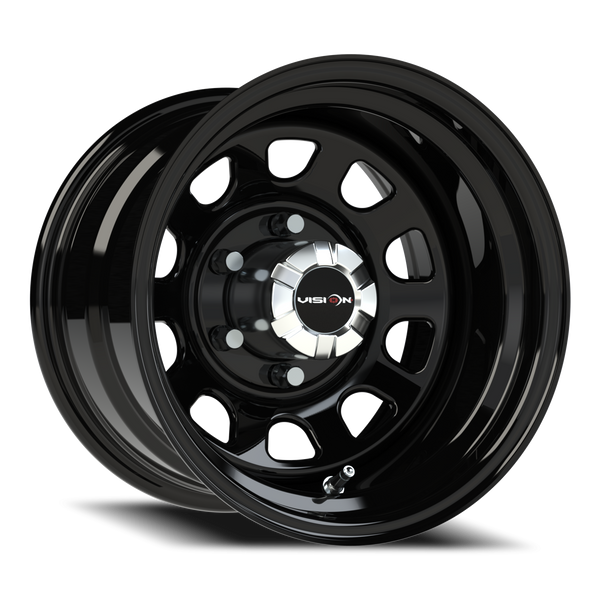 Vision Heavy Duty D-Window Steel — Gloss Black 