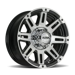 Ultra 226U Machine Trailer — Gloss Black with Diamond Cut Face and Clear-coat