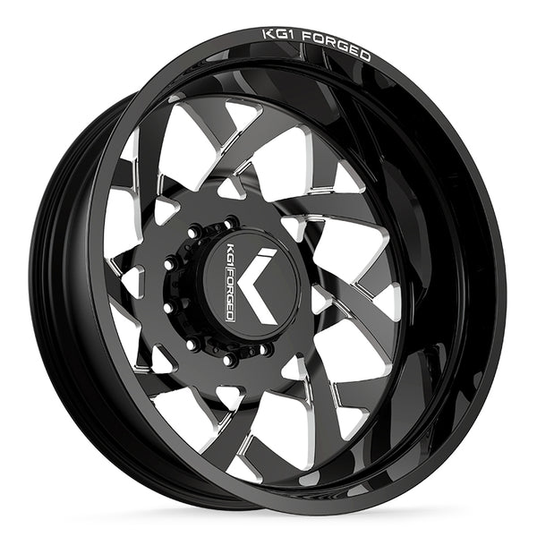 KG1 Forged ORBITAL-D — Gloss Black Milled Rear 