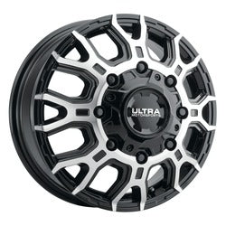 Ultra 022FU Scorpion Dually 17x6.5 Black +129mm Wheel
