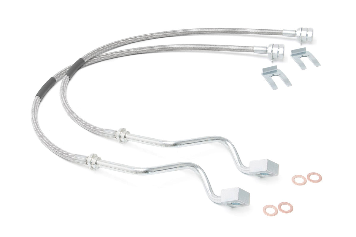 Brake Lines | Stainless | Fr | 4-8 Inch Lift | Ford F-250/f-350 Super Duty (99-04)