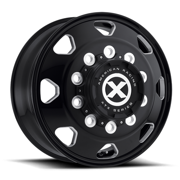 ATX AO401 OCTANE 22.5x8.25 BLACK 10x285.75 Wheel 