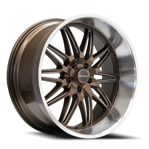 Corsart Wheels Alcatraz — Matte Bronze Milled With Diamond Cut Lip