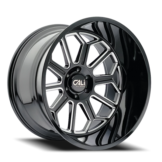Cali Off-Road Auburn 9117 — Black / Milled