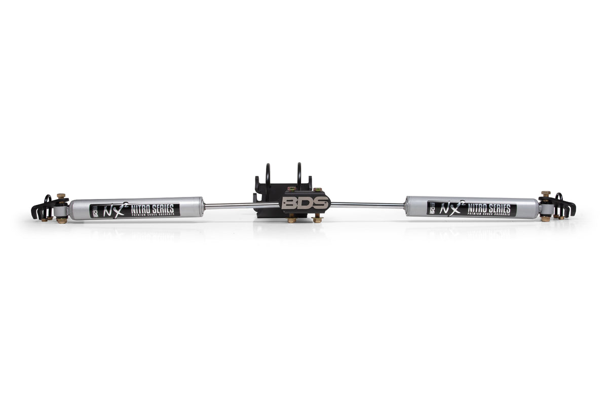Dual Steering Stabilizer Kit w/ NX2 Shocks | Fits 0-2 Inch Lift | Ford F250/F350 Super Duty (05-26) 4WD