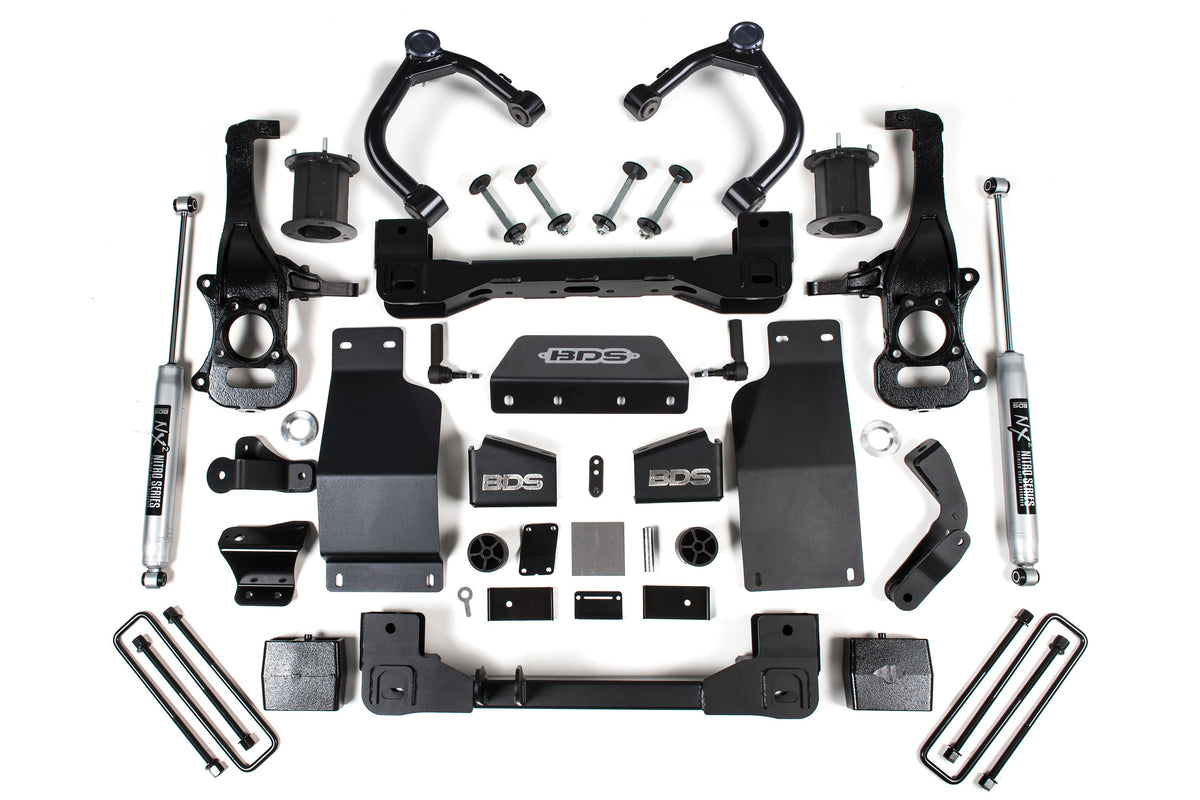 6 Inch Lift Kit | Chevy Silverado or GMC Sierra 1500 (19-26) 4WD | Diesel