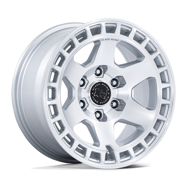 Black Rhino Hard Alloys BR022 BAHARI — Gloss Silver W/ Machined Face 