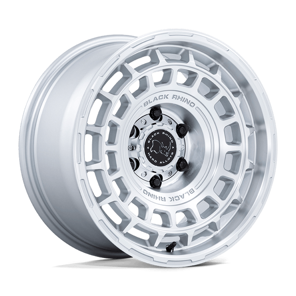 Black Rhino Hard Alloys BR024 AWOL — Silver W/ Machined Face 