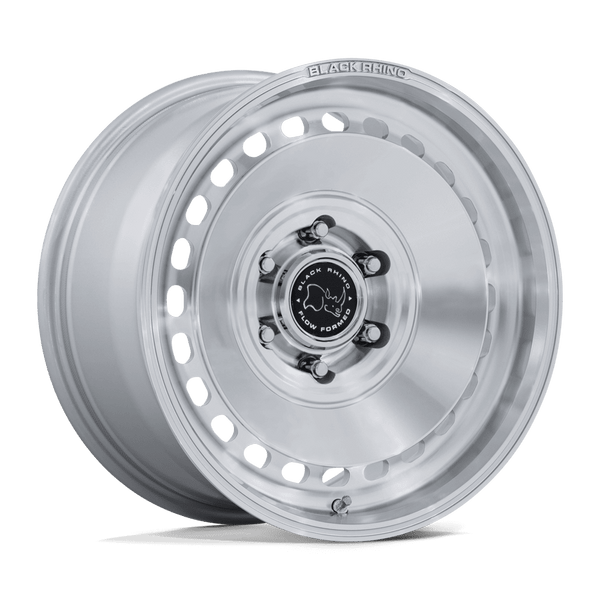Black Rhino Hard Alloys BR036 BASIN — Gloss Silver W/ Machined Face 