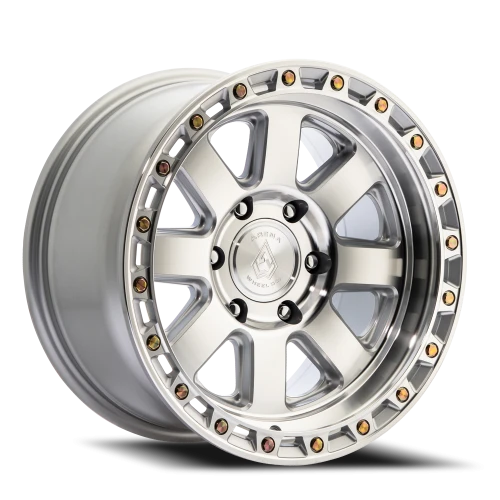 Arena Wheels Bandit — Gloss Silver Machined
