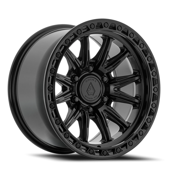 Arena Wheels Dually Blitz 22x8.25 Gloss Black 8x200/8x210 +105mm Wheel 