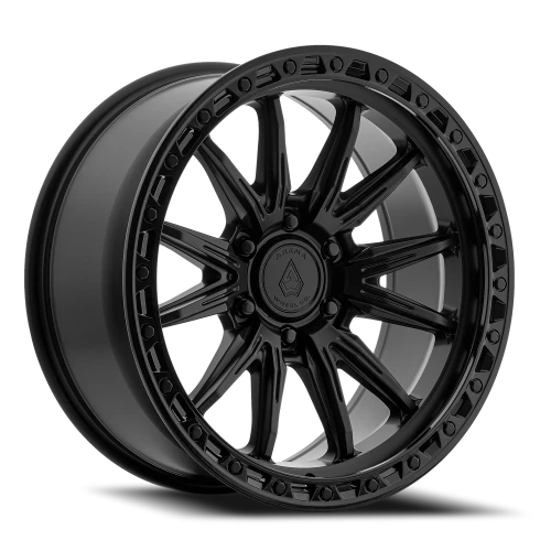 Arena Wheels Blitz — Satin Black Center Glossy Black Lip