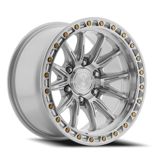 Arena Wheels Dually Blitz 22x8.25 Gloss Silver Machined 8x200/8x210 +105mm Wheel 