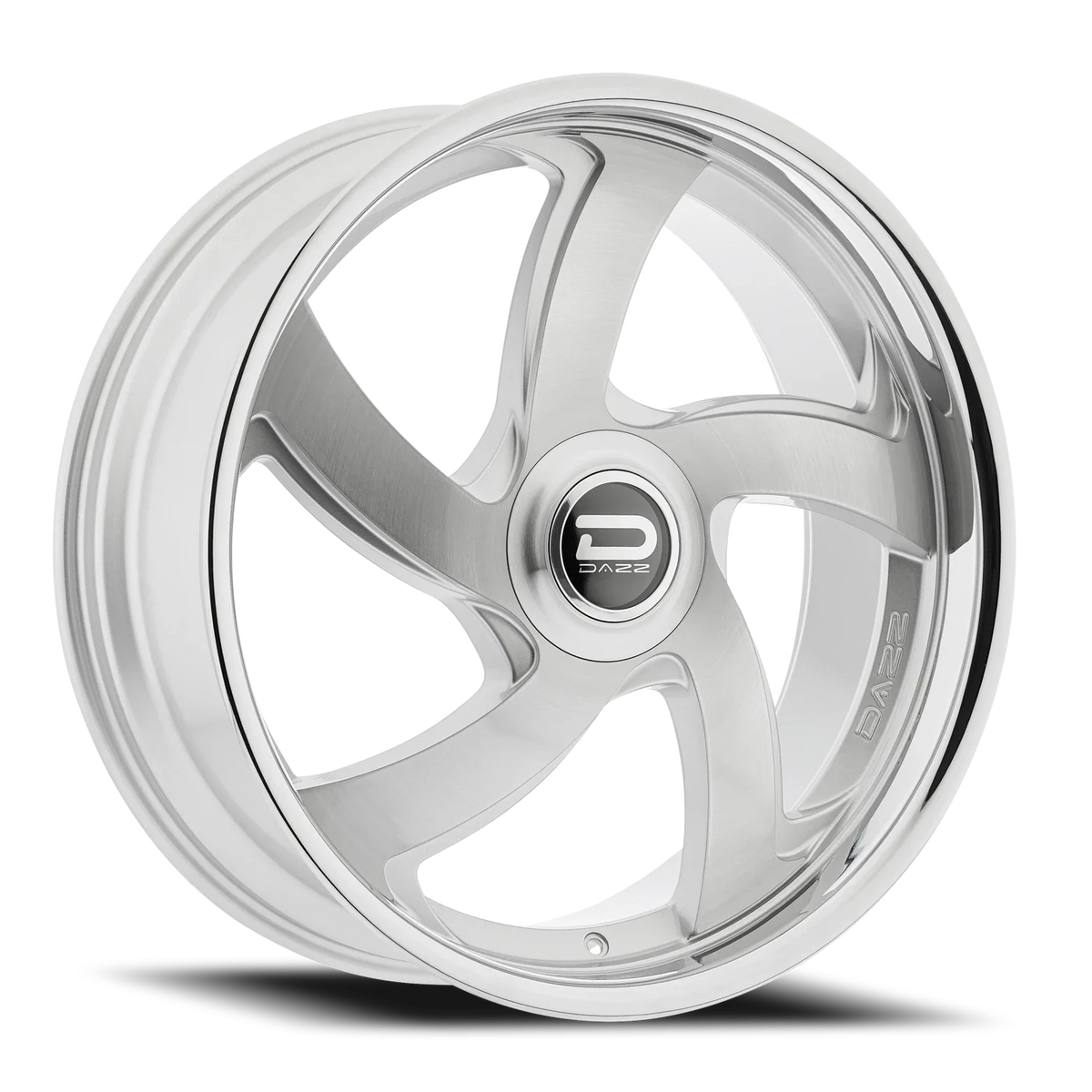 Dazz Wheels Bussin — Gloss Silver Brushed W/ Chromed Ss Lip