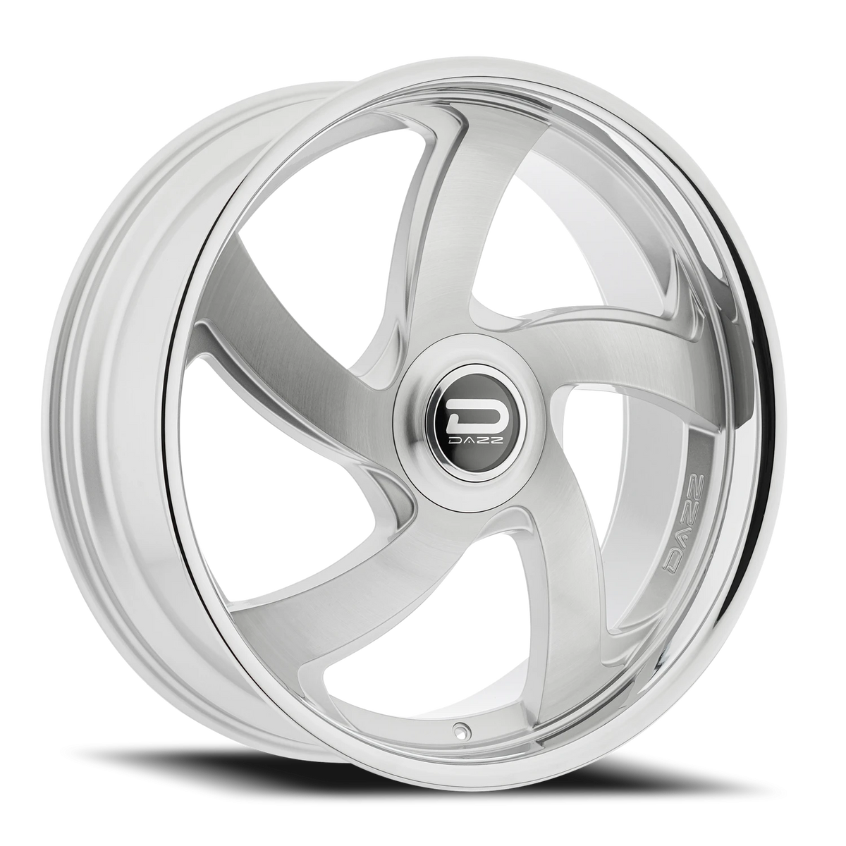 Dazz Wheels Bussin — Gloss Silver Brushed W/ Chromed Ss Lip